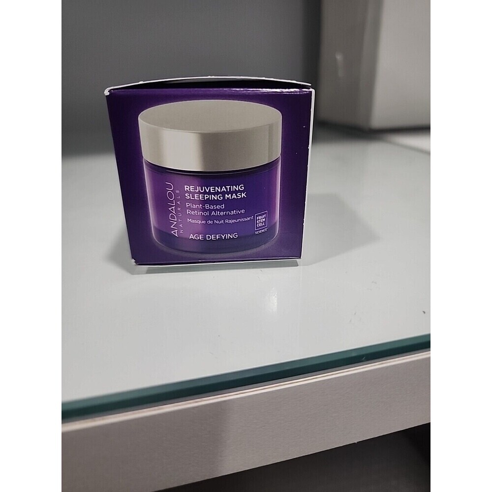 Andalou AGE DEFYING Plant Based Retinol Alternative Rejuvenating Sleeping Mask - Picture 2 of 4